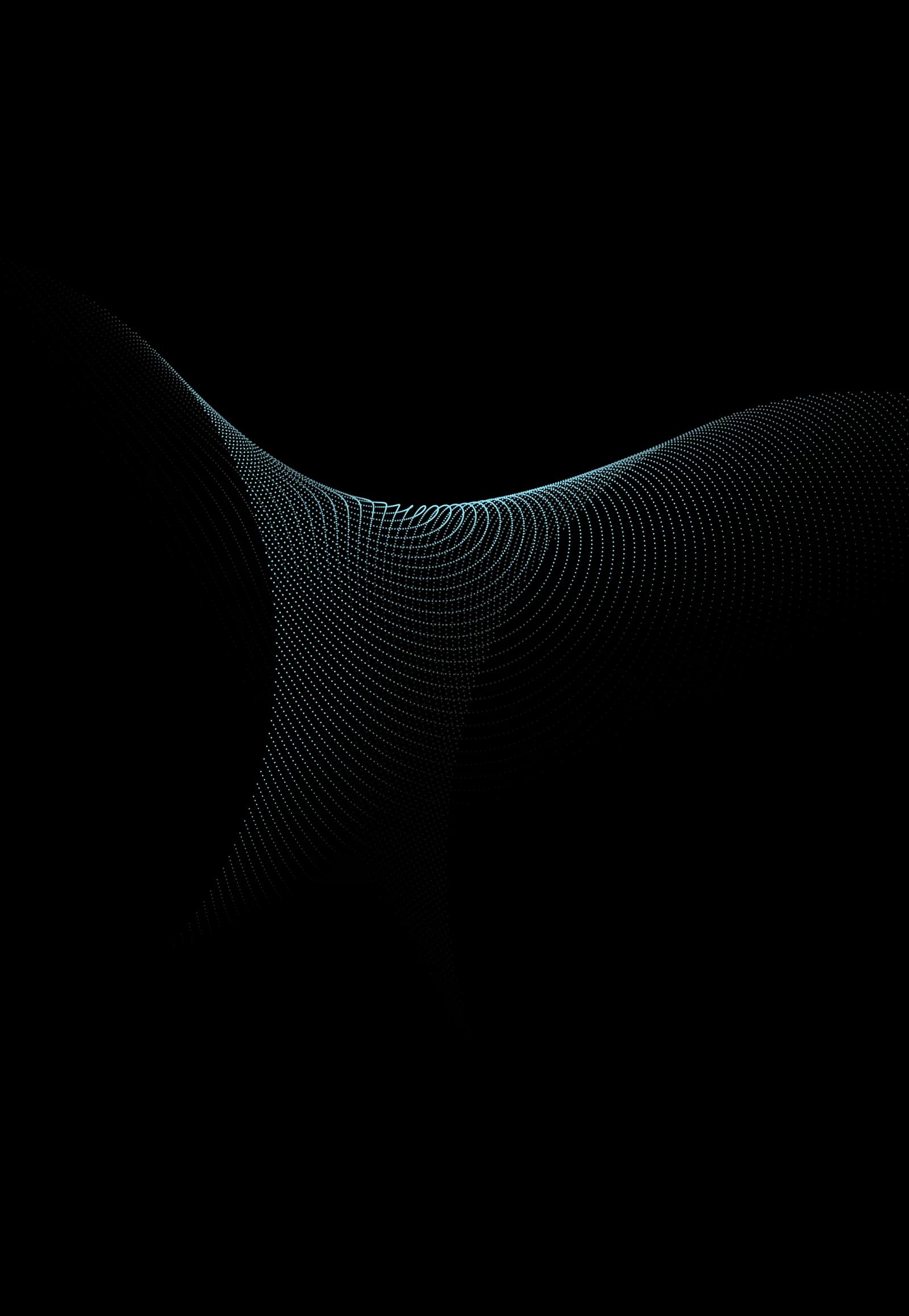 Abstract cyan dot wave background for Privacy Policy page